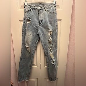 Ripped skinny jeans new without tags